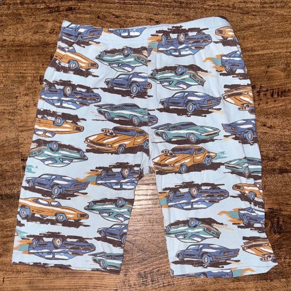 Carter's Car Print Pajama Set - Blue and Brown
